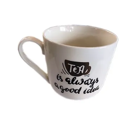 KUBEK PORCELANOWY TEA IS ALWAYS A GOOD IDEA