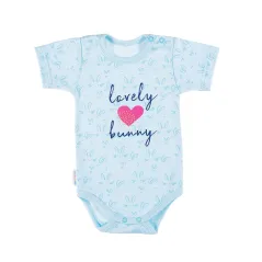 BODY DZIEWCZĘCE Z KRÓTKIM RĘKAWEM LOVELY TURKUS 80 CM EEVI