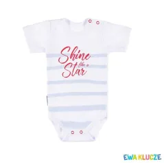 BODY DZIEWCZĘCE Z KRÓTKIM RĘKAWEM LITTLE STAR 80 CM EEVI