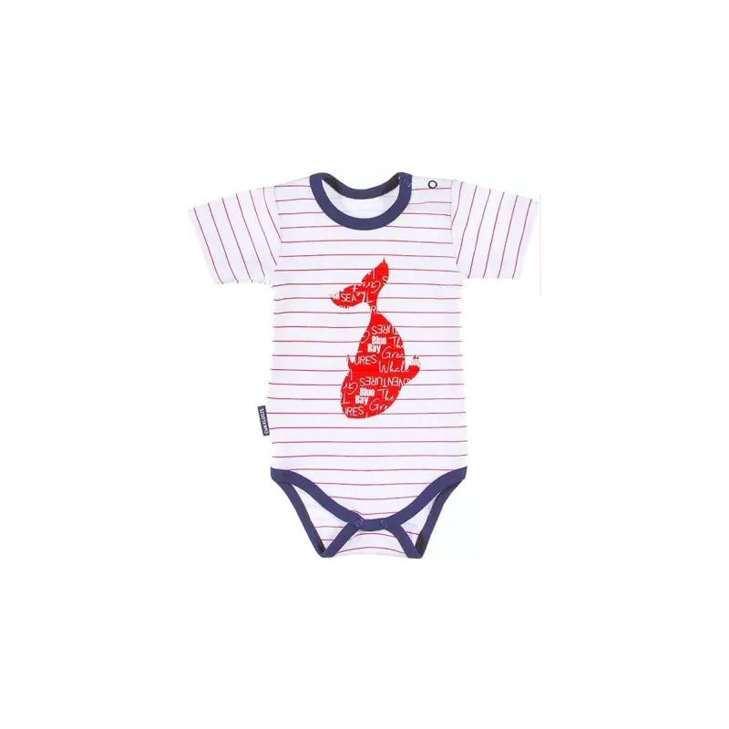 BODY CHŁOPIĘCE Z KRÓTKIM RĘKAWEM BIG FISH 98 CM EEVI