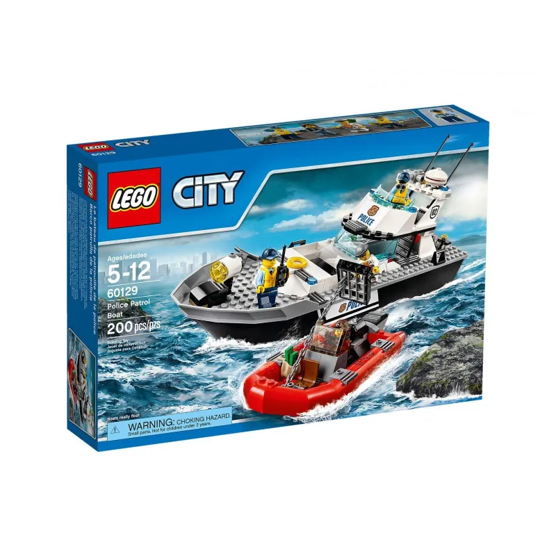POLICYJNA ŁÓDŹ PATROLOWA LEGO CITY 60129
