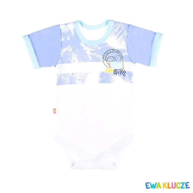 BODY CHŁOPIĘCE Z KRÓTKIM RĘKAWEM SUMMER TIME 68 CM EEVI