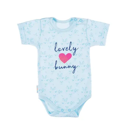 BODY DZIEWCZĘCE Z KRÓTKIM RĘKAWEM LOVELY TURKUS 98 CM EEVI