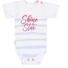 BODY DZIEWCZĘCE Z KRÓTKIM RĘKAWEM LITTLE STAR 98 CM EEVI