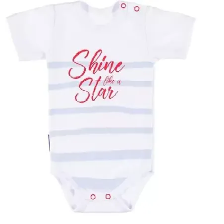 BODY DZIEWCZĘCE Z KRÓTKIM RĘKAWEM LITTLE STAR 98 CM EEVI