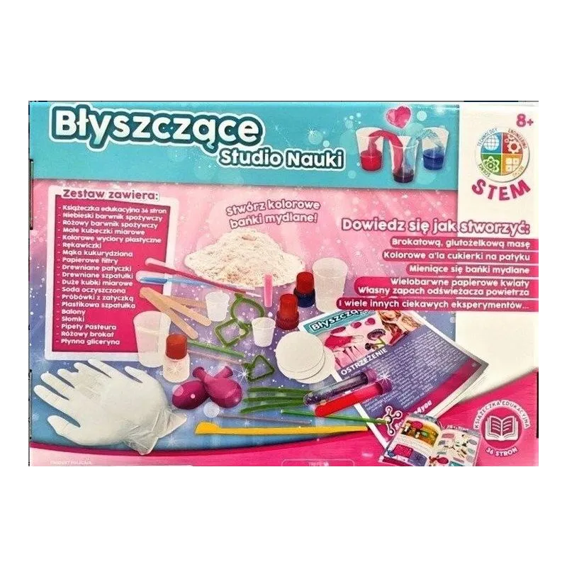 BŁYSZCZĄCE STUDIO NAUKI ZESTAW KREATYWNY 8+