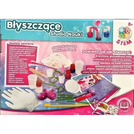 BŁYSZCZĄCE STUDIO NAUKI ZESTAW KREATYWNY 8+
