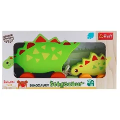 DINOZAURY STEGOZAUR ZABAWKI DREWNIANE 12M+ TREFL