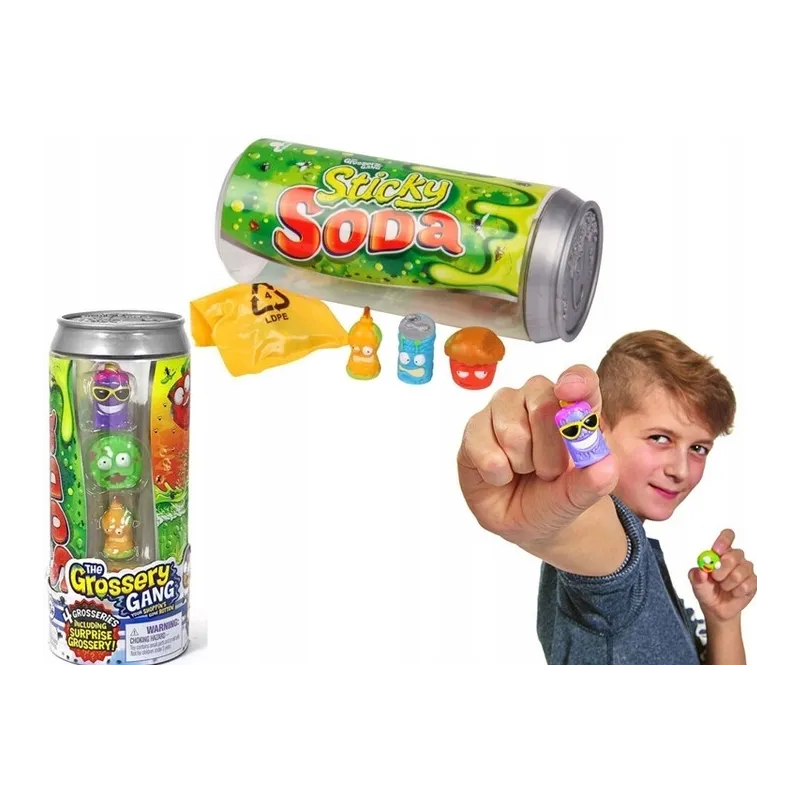 GROSSERY GANG OHYDNA PUSZKA SODA ZGNILAK 4 FIGURKI 5+