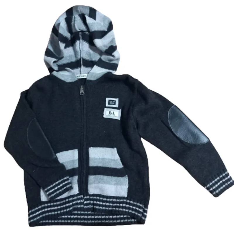BAWEŁNIANA BLUZA SWETERKOWA CHŁOPIĘCA 2A ELIANE&LENA