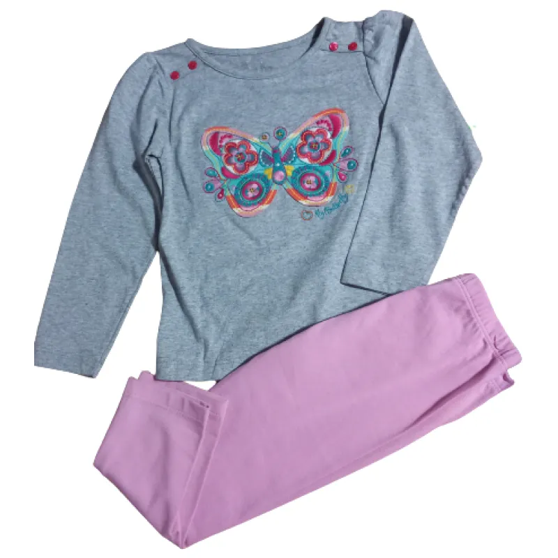 KOMPLET DZIEWCZĘCY BLUZKA + LEGGINSY 3LATA 98CM TUP-TIM