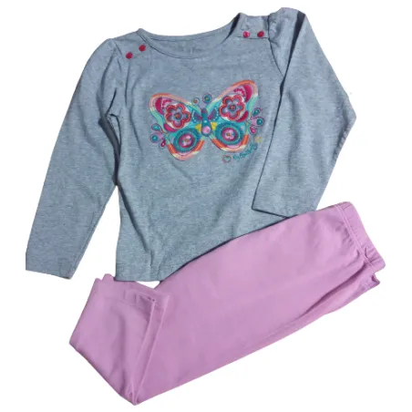 KOMPLET DZIEWCZĘCY BLUZKA + LEGGINSY 3LATA 98CM TUP-TIM