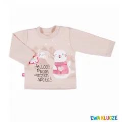 BLUZKA DZIEWCZĘCA Z DŁUGIM RĘKAWEM WINTER 74 CM EEVI