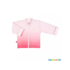 BLUZA DZIEWCZĘCA RÓŻOWA Z PODSZEWKĄ WINTER 68 CM EEVI