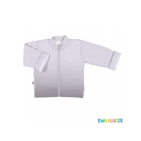 BLUZA CHŁOPIĘCA SZARA Z PODSZEWKĄ WINTER  80 CM EEVI