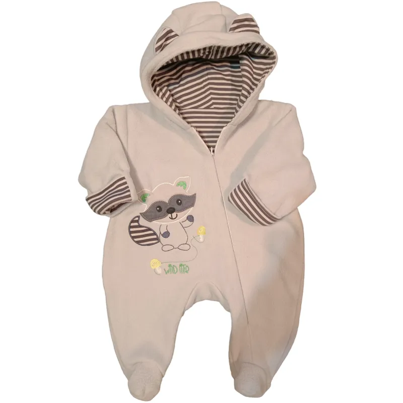 PAJAC CHŁOPIĘCY Z KAPTUREM WILD PARK POLAR 68 CM EEVI