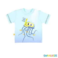T-SHIRT CHŁOPIĘCY Z KRÓTKIM RĘKAWEM SUMMER TIME 74 CM EEVI