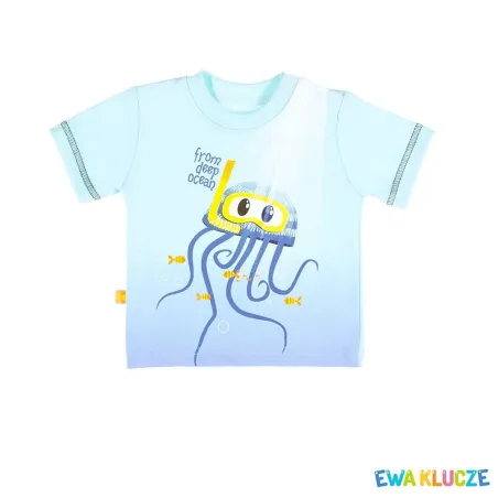 T-SHIRT CHŁOPIĘCY Z KRÓTKIM RĘKAWEM SUMMER TIME 74 CM EEVI
