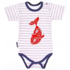 BODY DZIECIĘCE Z KRÓTKIM RĘKAWEM BIG FISH 86 CM EEVI