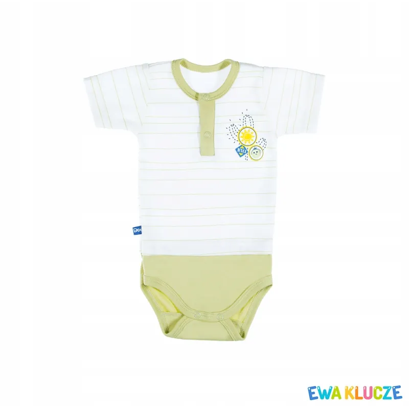 BODY Z KRÓTKIM RĘKAWEM CACTUS POLO OLIWKA 62 CM EEVI