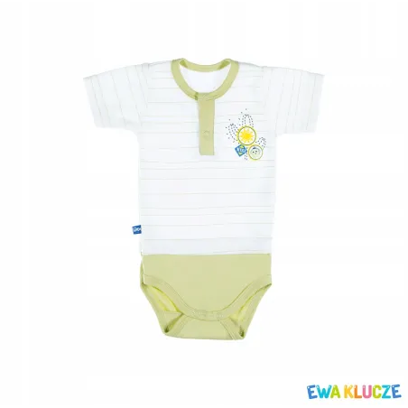 BODY Z KRÓTKIM RĘKAWEM CACTUS POLO OLIWKA 62 CM EEVI