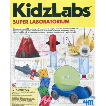 SUPER LABORATORIUM ZESTAW KREATYWNY 8+