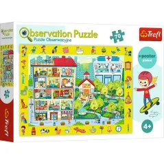 MIASTECZKO PUZZLE OBSERWACYJNE 70 ELEMENTÓW 4+