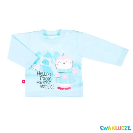 BLUZKA DZIEWCZĘCA Z DŁUGIM RĘKAWEM WINTER 62 CM EEVI