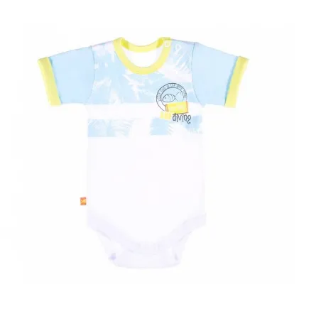 BODY CHŁOPIĘCE Z KRÓTKIM RĘKAWEM SUMMER TIME TURKUS 80 CM EEVI