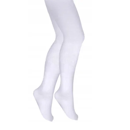 RAJSTOPY DZIECIĘCE BIAŁE BAWEŁNIANE 68-74 CM MILUSIE