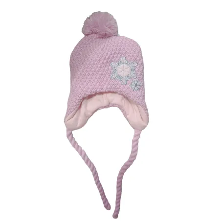Czapka Zimowa Dziewczęca Różowa Wiązana 34-36 Cm Yo! Club Czapka Zimowa Dziewczęca Różowa Wiązana 34-36 Cm Yo! Club