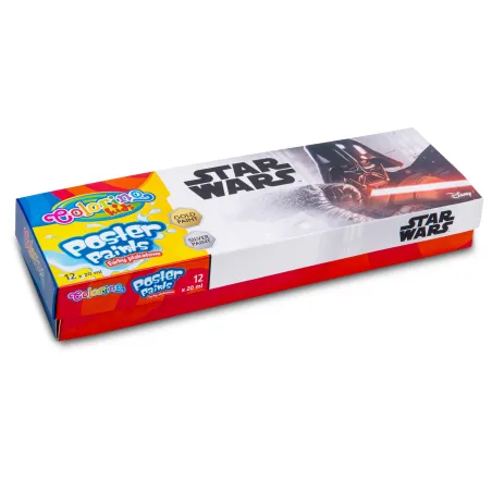 FARBY PLAKATOWE 12 KOLORÓW STAR WARS