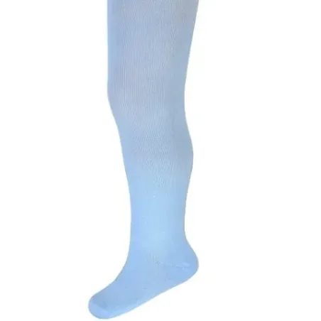 RAJSTOPY DZIECIĘCE NIEBIESKIE BAWEŁNIANE 68-74 CM MILUSIE