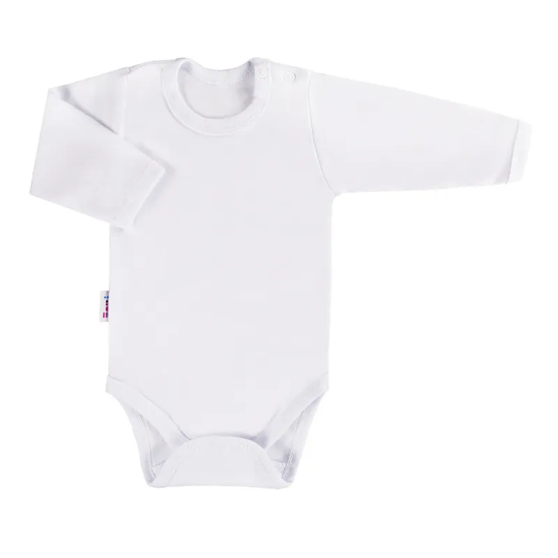 BODY DZIECIĘCE BIAŁE Z DŁUGIM RĘKAWEM 98 CM EEVI