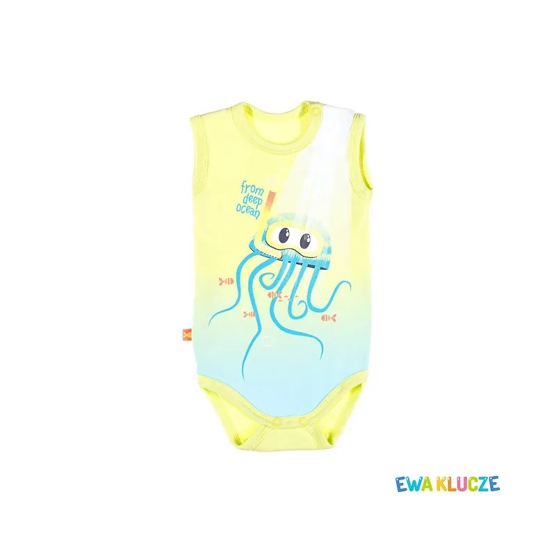 BODY CHŁOPIĘCE NA RAMIĄCZKA SUMMER TIME SELEDYN 92 CM EEVI