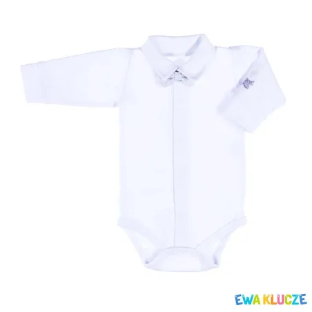BODY CHŁOPIĘCE Z DŁUGIM RĘKAWEM POLO MUSZKA 56 CM EEVI