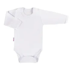 BODY DZIECIĘCE BIAŁE Z DŁUGIM RĘKAWEM 80 CM EEVI
