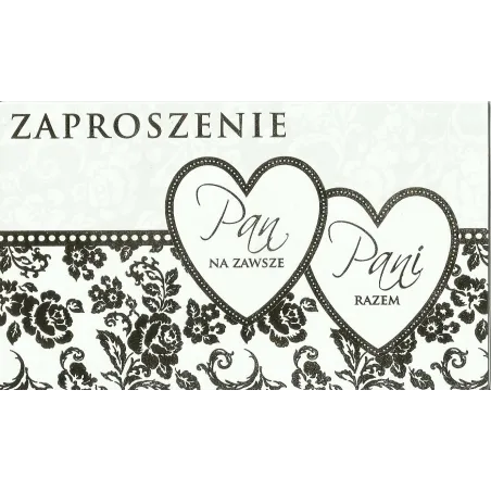 KARNET ZAPROSZENIE NA ŚLUB + KOPERTA
