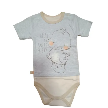 BODY DZIECIĘCE Z KRÓTKIM RĘKAWEM PETITE 86 CM EEVI