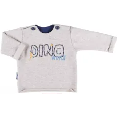 BLUZA CHŁOPIĘCA DRESOWA SZARA 92 CM EEVI