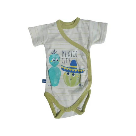 BODY CHŁOPIĘCE Z KRÓTKIM RĘKAWEM CACTUS OLIWKA 56 CM EEVI