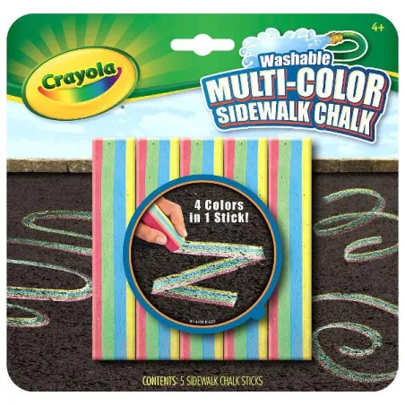 KREDA CHODNIKOWA MULTIKOLOROWA 5SZT. 4+