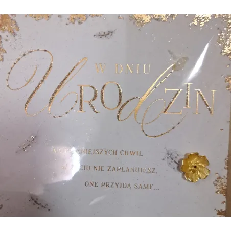 KARNET URODZINOWY Z KOPERTĄ