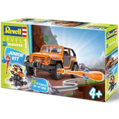 SAMOCHÓD TERENOWY OFF-ROAD DO ZŁOŻENIA REWELL JUNIOR KIT 4+