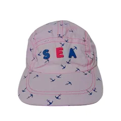 CZAPKA Z DASZKIEM DZIEWCZĘCA SEA RÓŻOWA 54CM YO! CLUB