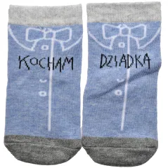 BAWEŁNIANE SKARPETKI CHŁOPIĘCE KOCHAM DZIADKA 19/20 YO! CLUB