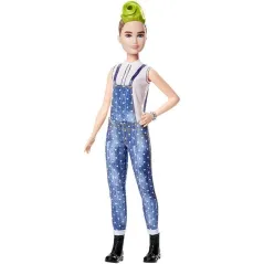 LALKA BARBIE FASHIONISTAS MODNE PRZYJACIÓŁKI ZIELONE WŁOSY 3+