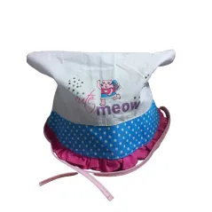 BAWEŁNIANA CHUSTKA DZIEWCZĘCA WIĄZANA CUTE MEOW KOTEK 48CM YO! CLUB