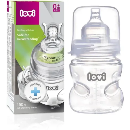 BUTELKA SAMOSTERYLIZUJĄCA LOVI SUPER VENT 150 ML 0+ II GATUNEK