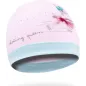 Bawełniana Czapka Dziewczęca Różowo-Miętowa Króliczek 46-48Cm Yo! Club Bawełniana Czapka Dziewczęca Różowo-Miętowa Króliczek 46-48Cm Yo! Club